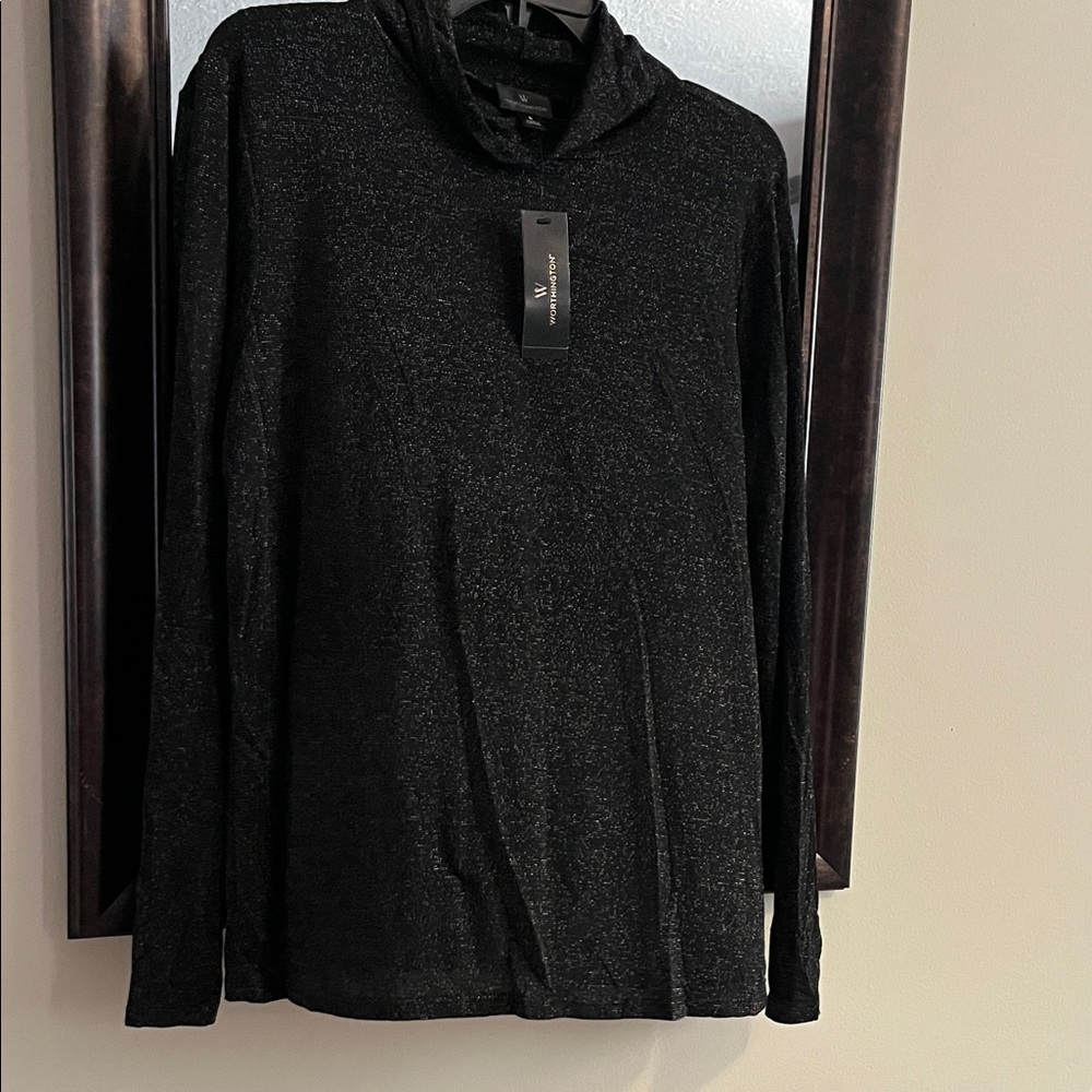 Worthington Charcoal Turtleneck Sweater for Men